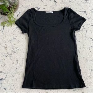Reformation organic cotton micro ribbed t-shirt